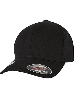Flexfit 6277WR 6-panelová čiapka s kšiltom „Waterrepellent“ 55.77WR čierna