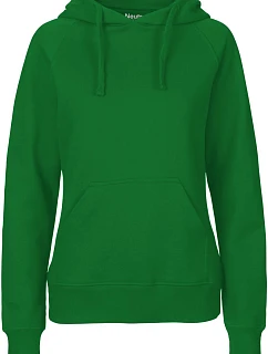 Neutral O 83101 Dámská mikina s kapucí z bio bavlny 77.8311 green
