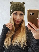 Rabbid K237 khaki fleecová čiapka