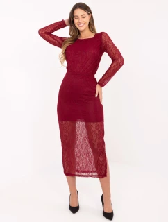 Spódnica MI SD model 21480313 bordowy - FPrice