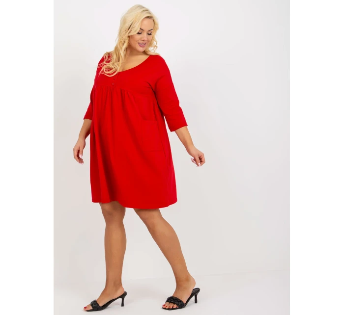 RV šaty SK 8529.37P červená