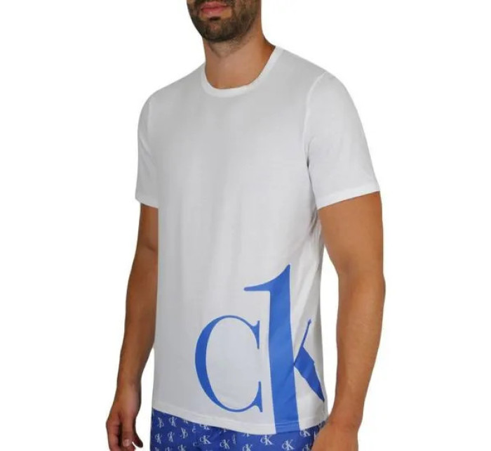 Pánske tričko NM1904E - C66 Kráľovská modrá - Calvin Klein