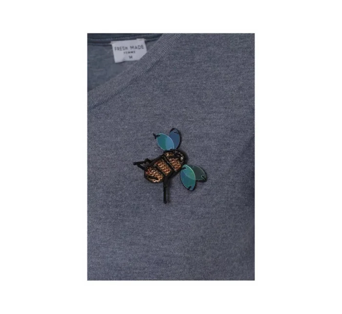 Dámske tričko s volánikmi D1513 - Fresh made Dámske tričko s volánikmi D1513 - Fresh made