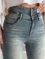 Dámske úzke džínsy STOLINE blue FashionStreet UY2479