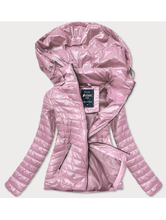 Dámská prošívaná bunda ve špinavě růžové barvě model 16149982 - ATURE