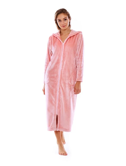 Siena s kapucí na zip Růžová model 20647476 - Vestis