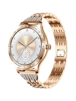 Dámské chytré hodinky model 21805569 Náramek růžové zlato - VELTORI Dámské chytré hodinky model 21805569 Náramek růžové zlato - VELTORI