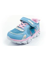 Leomil dětské sportovní boty tenisky Stitch lightweight Velcro LED blue