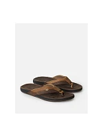 Plážové šľapky RIP CURL Bell.S Leather Open Toe, hnedé