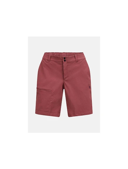 Dámske šortky PEAK PERFORMANCE W Iconiq Shorts, červené