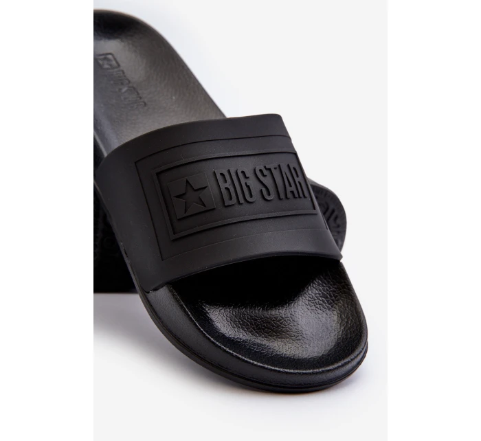 Klapki Męskie Big Star NN174649 Czarne