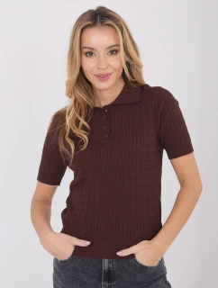 Jumper PM SW CV6679.32 tmavohnedý