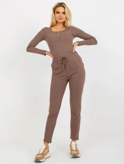 Tepláky RV DR model 17926454 hnědá - FPrice