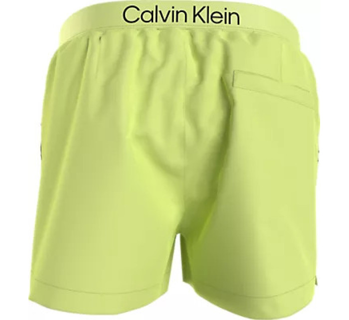 Pánske plavky Tkaný spodný diel bikín SHORT DRAWSTRING KM0KM00946LLD - Calvin Klein