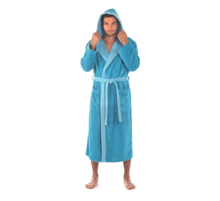 župan Tampa model 20647371 pánský tyrkys - Vestis župan Tampa model 20647371 pánský tyrkys - Vestis