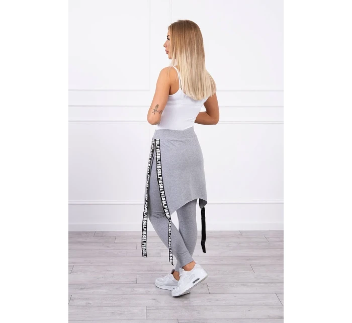 s nápisem šedý model 18743246 - K-Fashion