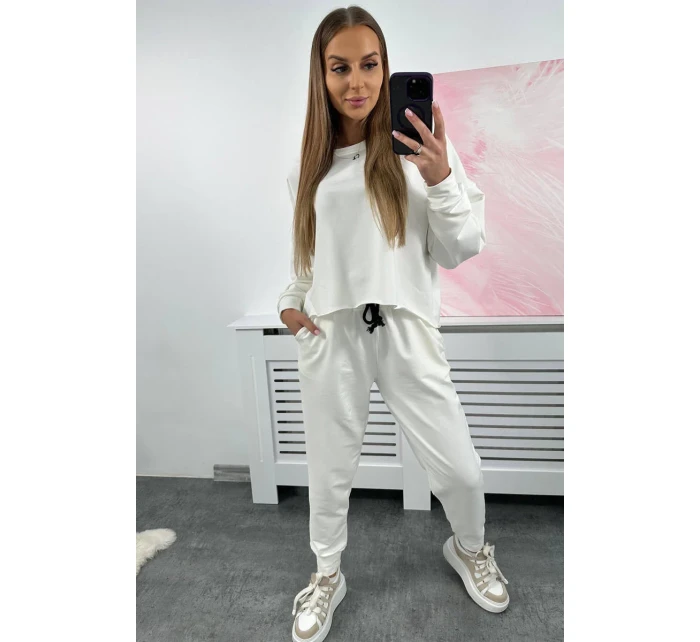 Set 2dílná mikina + kalhoty ecru Set 2dílná mikina + kalhoty ecru