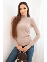 Dámský svetr z viskózy s rolákem a dlouhým rukávem fango