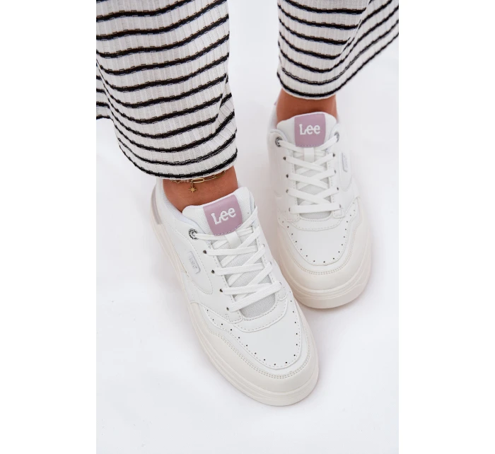 Dámské Tenisky Na Platformě  WOMEN LOW Bílé model 21695018 - Lee