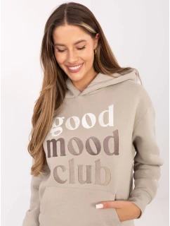 Mikina D10608BC02802A2NO light beige