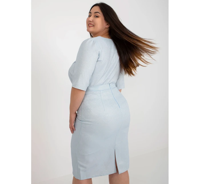 Sukňa LK SD 506697.95 svetlo modrá Sukňa LK SD 506697.95 svetlo modrá