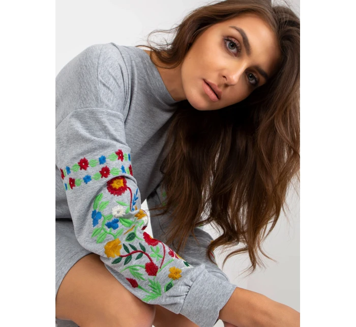 Šaty MB SK 8023.26 sivé