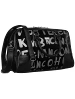 Dámská kabelka Šedá s potiskem model 18978790 - PETERSON Dámská kabelka Šedá s potiskem model 18978790 - PETERSON