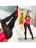 Dámske sexy pančuchy SH81837 Black - Koucla