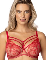 Dámska podprsenka 1305 Zelia červená - Gaia
