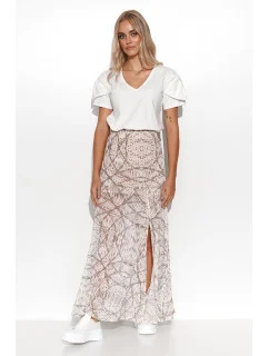 Dlhá sukňa model 176215 Makadamia