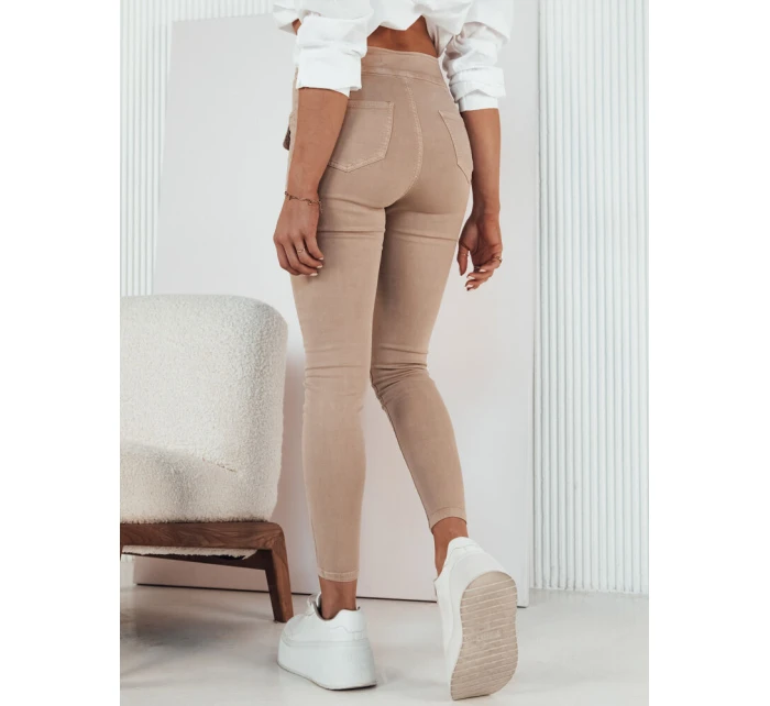 Dámské džínové kalhoty light beige Dstreet model 21971640 - FashionStreet Dámské džínové kalhoty light beige Dstreet model 21971640 - FashionStreet