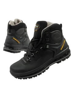 Grisport pánska treková obuv Nero dakar SPO-TEX kožená čierna