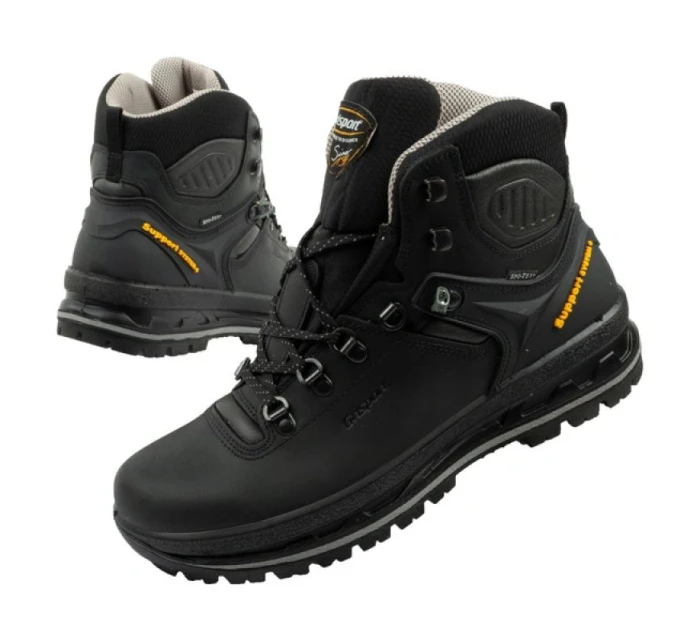 Grisport pánska treková obuv Nero dakar SPO-TEX kožená čierna