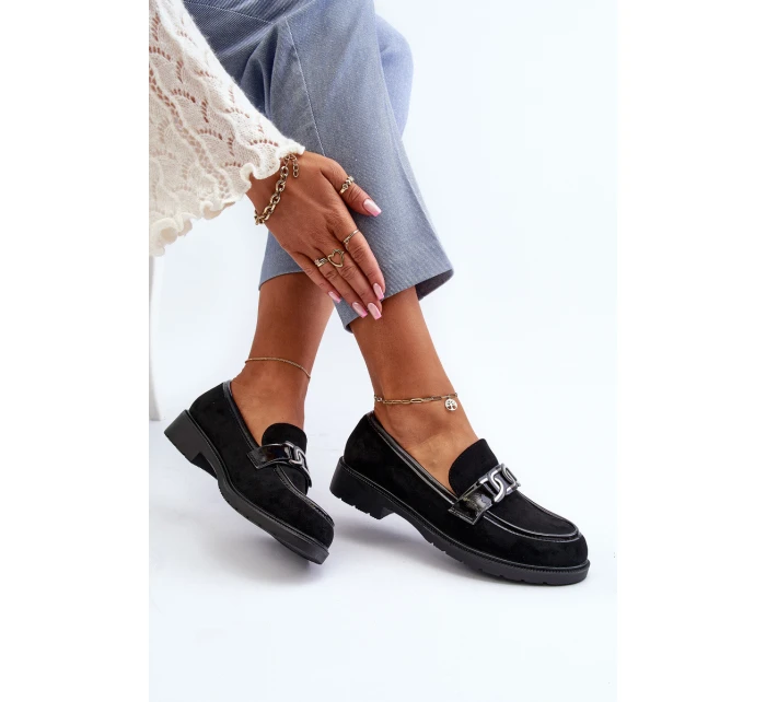 Dámské semišové mokasíny model 21652854 - S.Barski Dámské semišové mokasíny model 21652854 - S.Barski