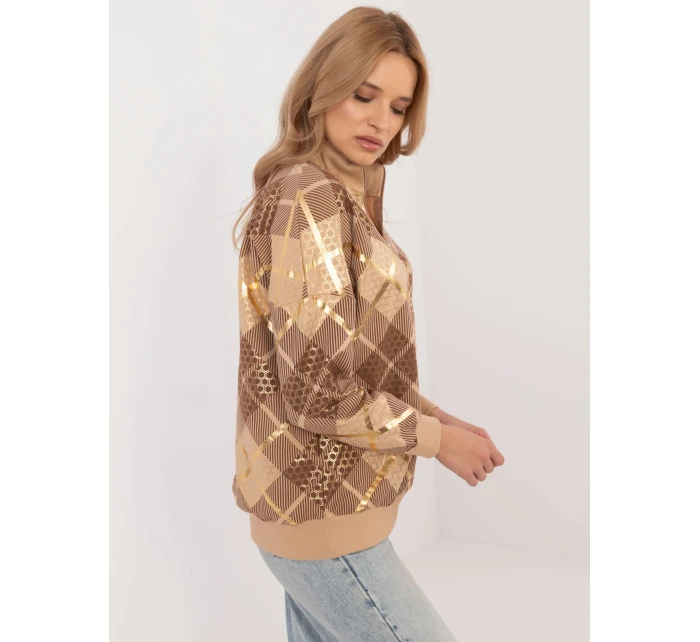 Mikina CLM BL model 20683784 camel - FPrice Mikina CLM BL model 20683784 camel - FPrice