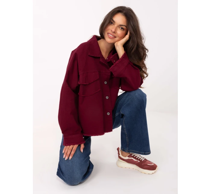 Koszula IT KS model 21302317 bordowy - FPrice