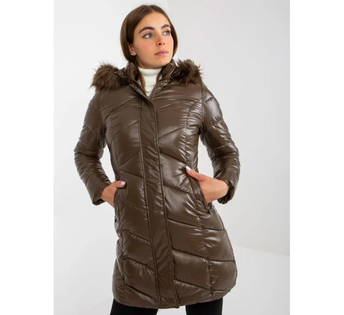 Dámská bunda NM KR H  tmavě hnědá model 17764050 - FPrice