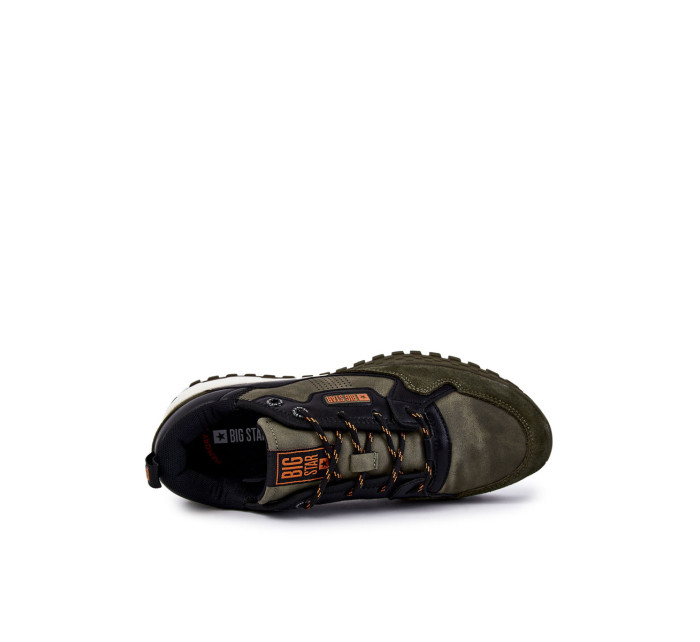 Pánska klasická športová obuv Memory Foam Big Star KK174272 Green