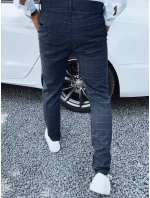 Pánske tmavomodré nohavice FashionStreet UX4391