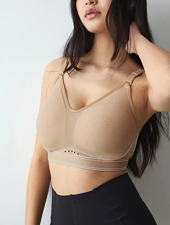 Dámska športová podprsenka Triaction Cardio Breeze P EX Tender Beige béžová  - TRIUMPH