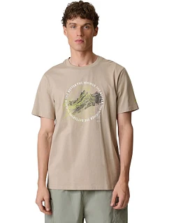 Pánske tričko 4F M2822 béžové 4FWSS26TTSHM2822 83S pánske