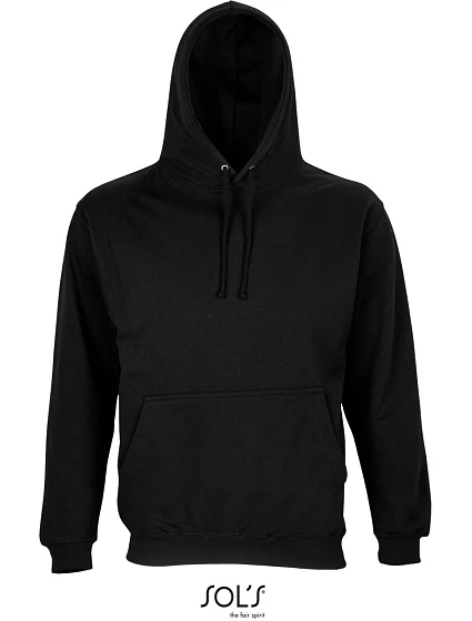 SOL'S Condor Unisex mikina s kapucňou 25.3815 čierna SOL'S Condor Unisex mikina s kapucňou 25.3815 čierna