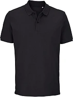 SOL'S Pegase Unisex piqué polo z hrubej bavlny 25.4242 uhlovo šedá