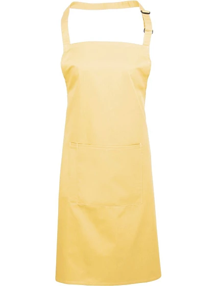 Premier PR 154 Zástera s náprsenkou a vreckom na bruchu „Colours“ 39.0154 citrónová Premier PR 154 Zástera s náprsenkou a vreckom na bruchu „Colours“ 39.0154 citrónová