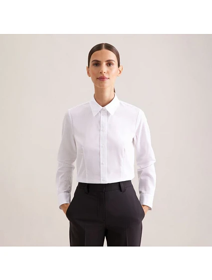 Performance Women Nežehlivá halenka s dlouhým rukávem model 22463907 black - Seidensticker Performance Women Nežehlivá halenka s dlouhým rukávem model 22463907 black - Seidensticker