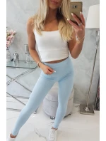 Modré legínové nohavice Brooklyn