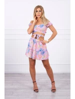 Fialová květinová sada