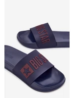 Pánské Pantofle Big Star model 21706465 Modré - Big Star Shoes Pánské Pantofle Big Star model 21706465 Modré - Big Star Shoes