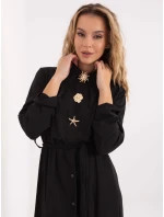 Šaty MI SK C258.16 čierne Šaty MI SK C258.16 čierne