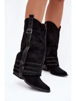 Kovbojské topánky Camilora - čierne Kovbojské topánky Camilora - čierne